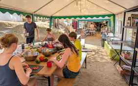 Vorbereitungen im Team 